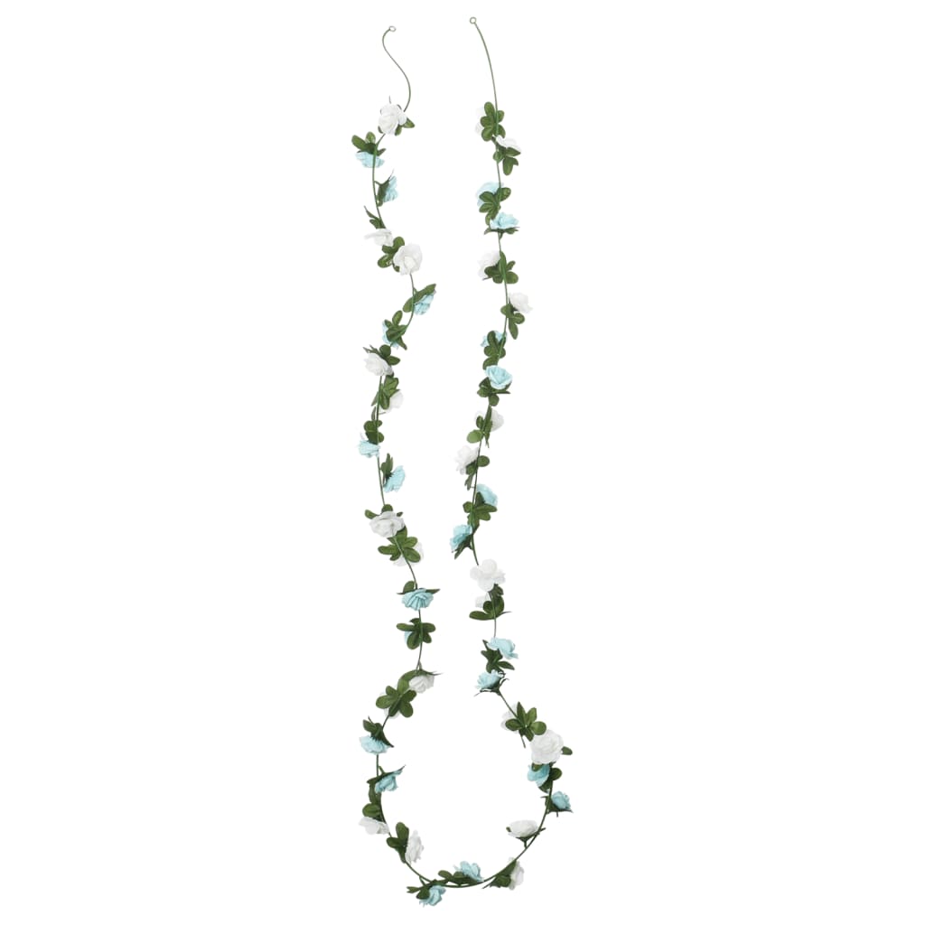 Christmas Flower Garlands 6 Pcs 240 Cm