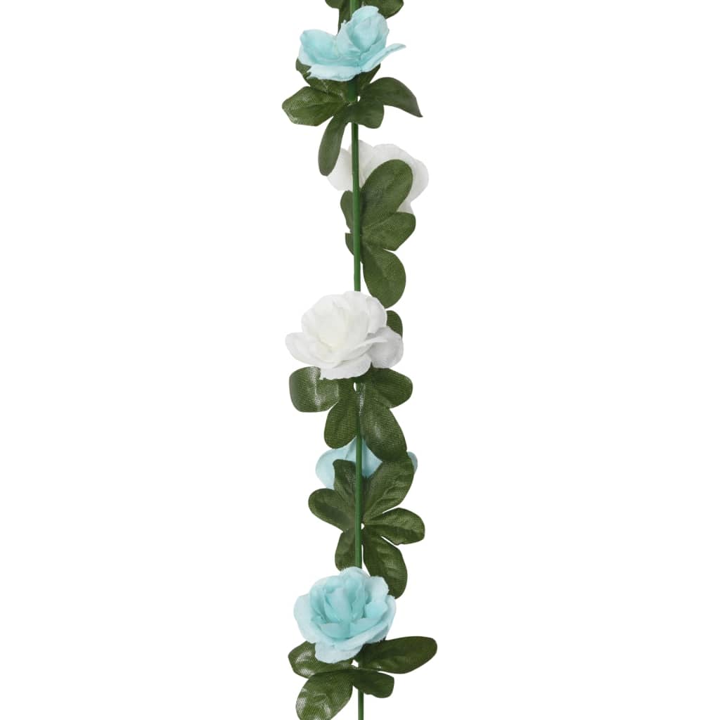 Christmas Flower Garlands 6 Pcs 240 Cm