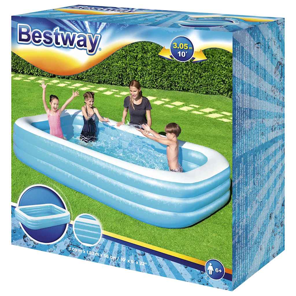 Bestway Inflatable Swimming Pool 305X183X56 Cm