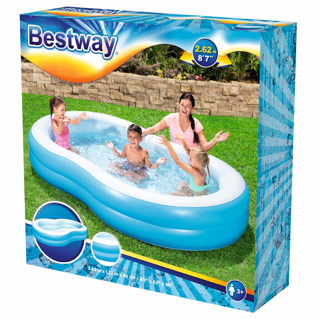 Bestway Big Lagoon Family Pool 262X157X46 Cm