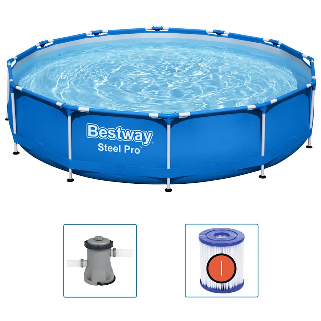 Bestway Steel Pro Frame Pool 366X76 Cm
