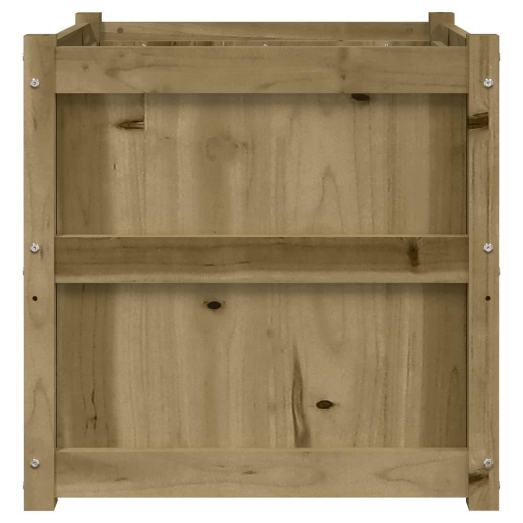 Garden Planter 60X60X60 Cm Impregnated Wood Pine