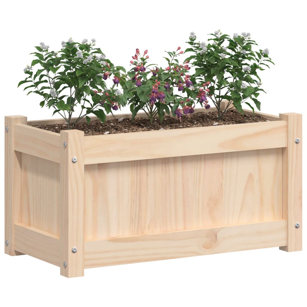 Garden Planter 60X31X31 Cm Solid Wood Pine