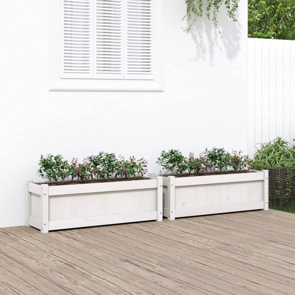 Garden Planter 90X31X31 Cm Impregnated Wood Pine