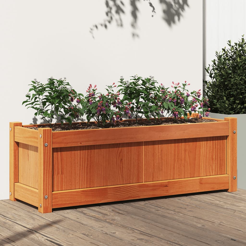 Garden Planter 90X31X31 Cm Impregnated Wood Pine