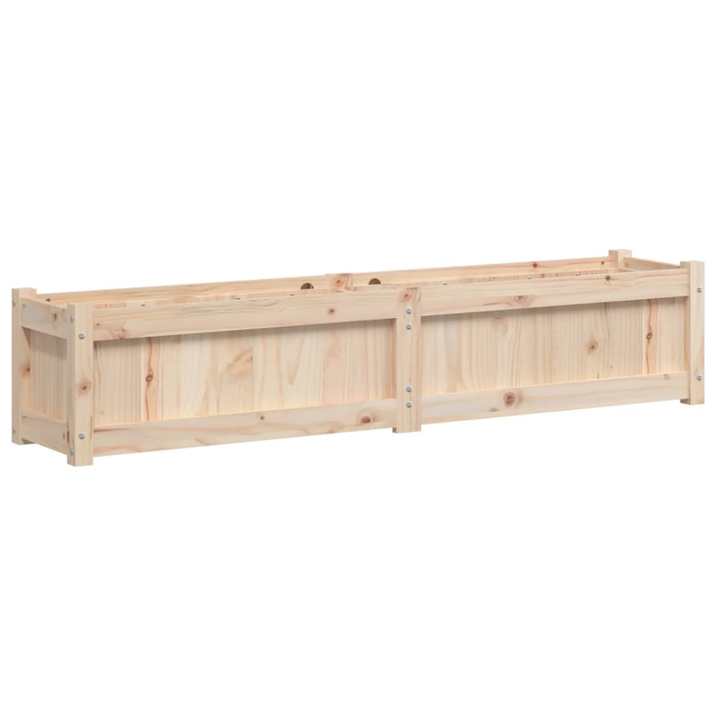 Garden Planter 150X31X31 Cm Solid Wood Pine