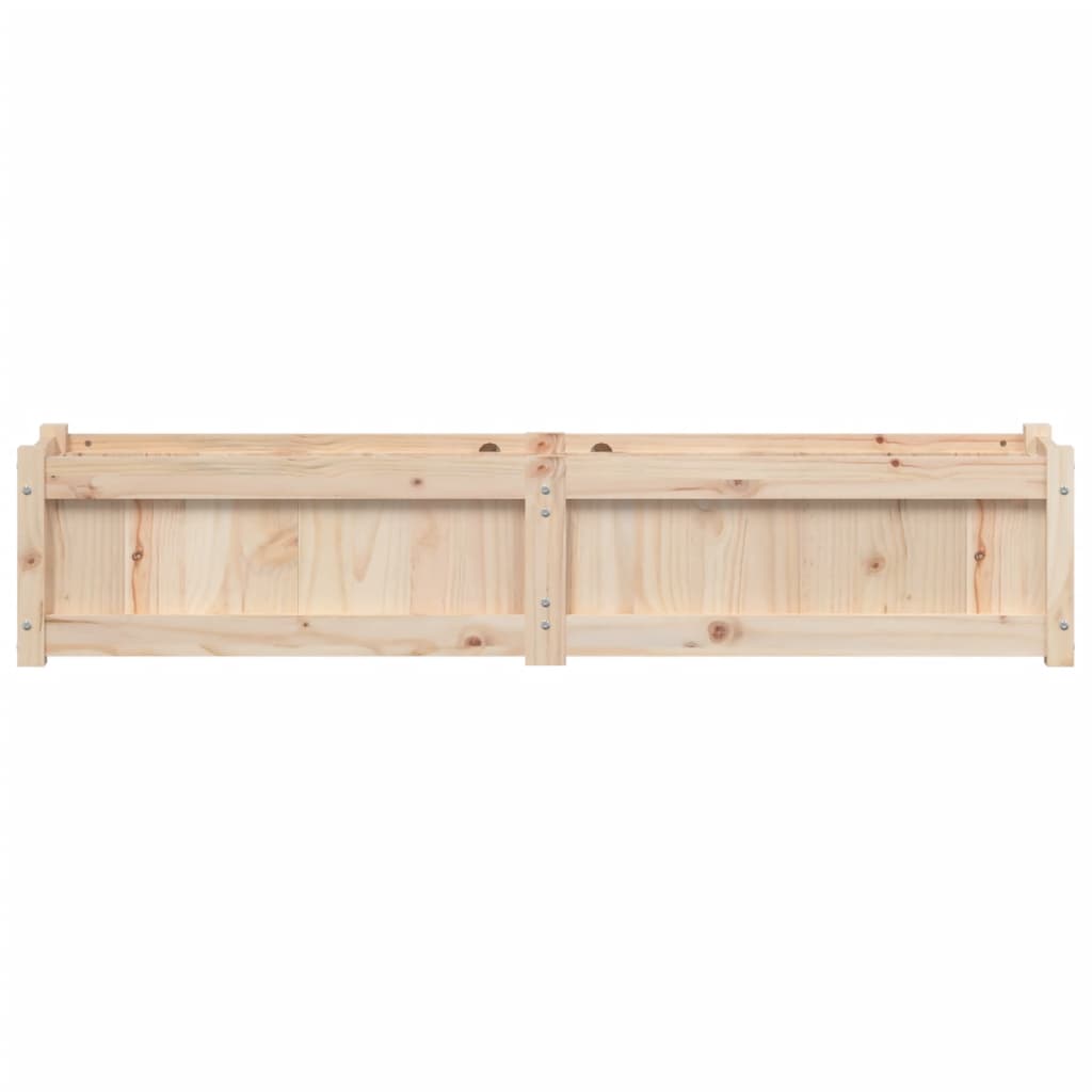 Garden Planter 150X31X31 Cm Solid Wood Pine