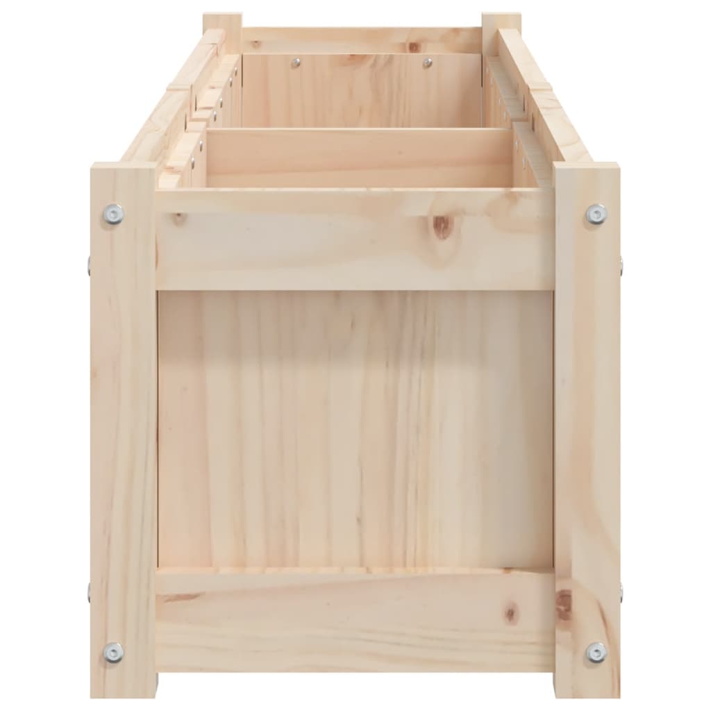 Garden Planter 150X31X31 Cm Solid Wood Pine
