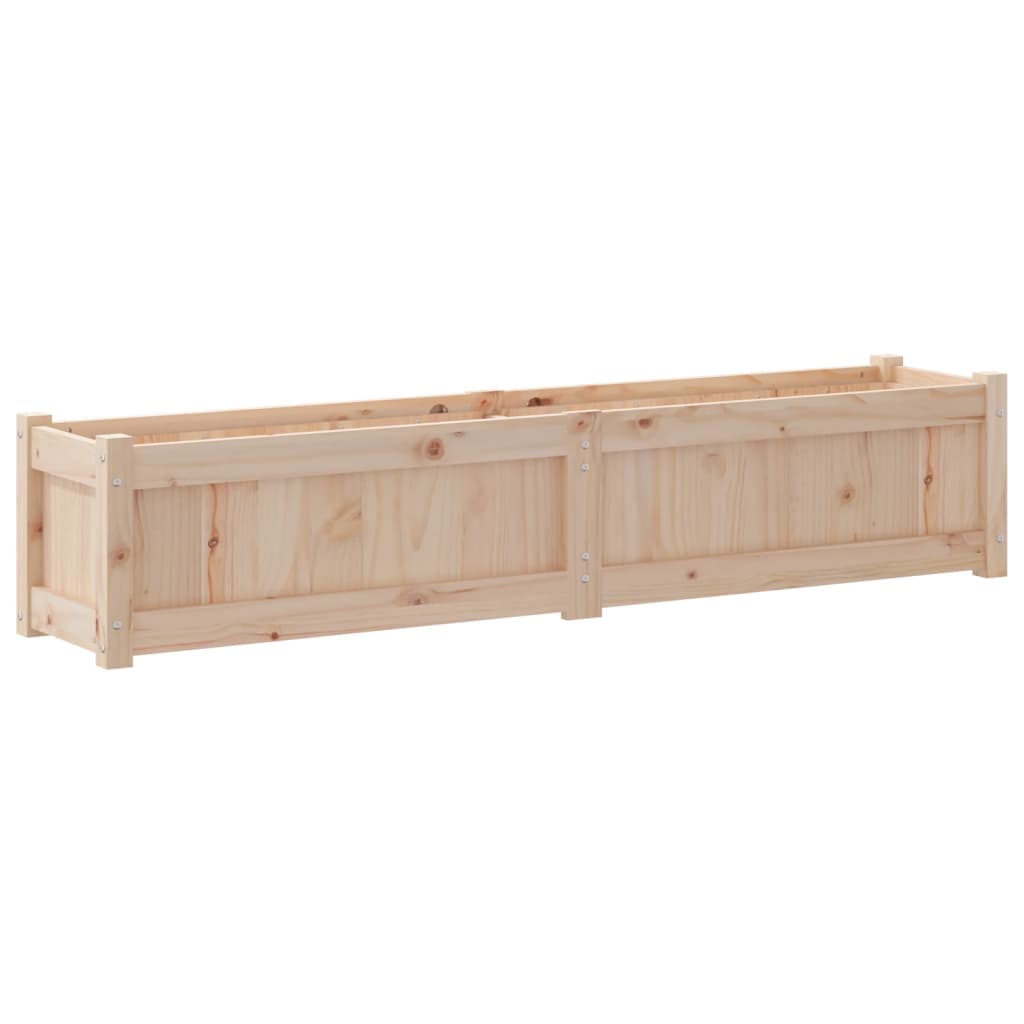 Garden Planter 150X31X31 Cm Solid Wood Pine