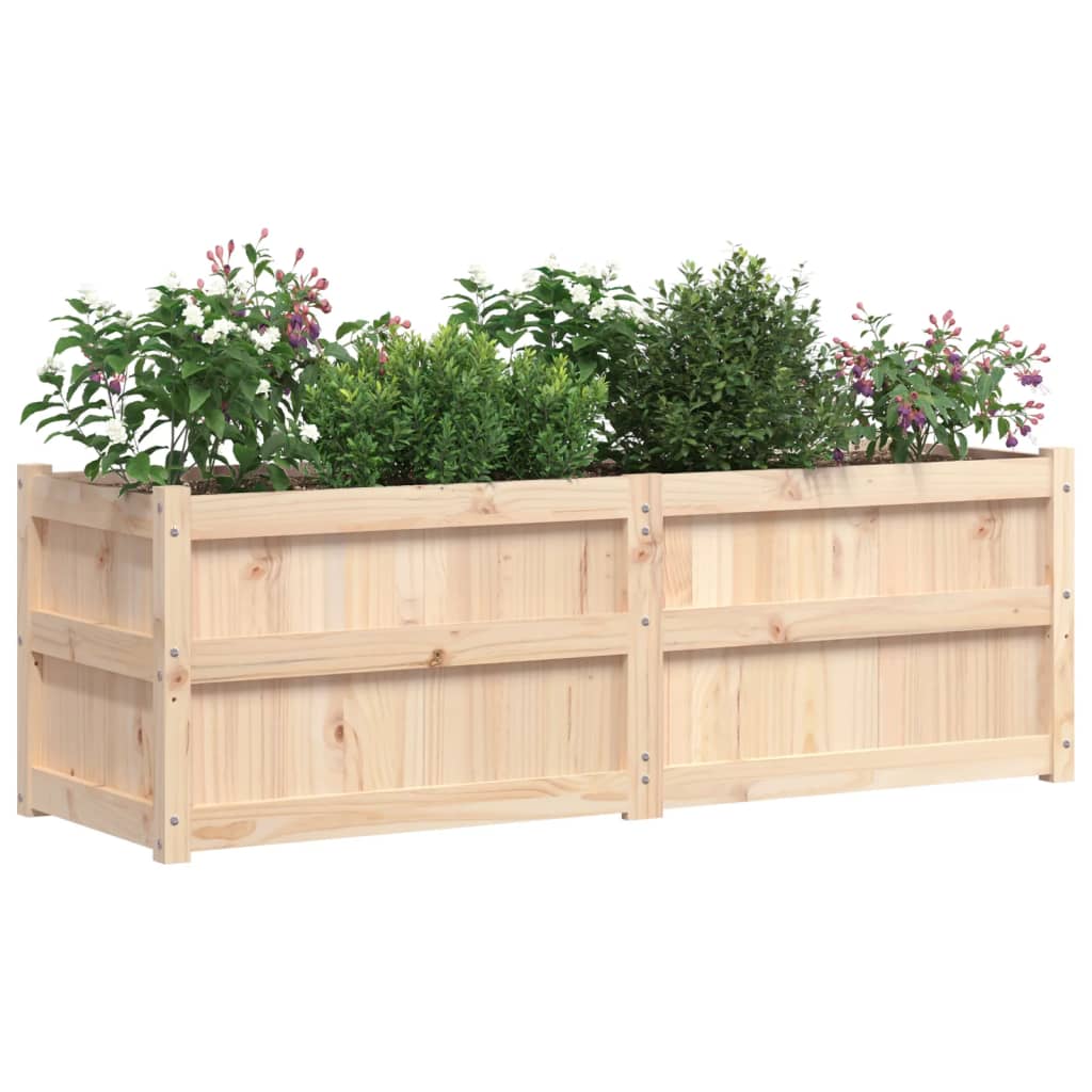 Garden Planter 150X50X50 Cm Solid Wood Pine