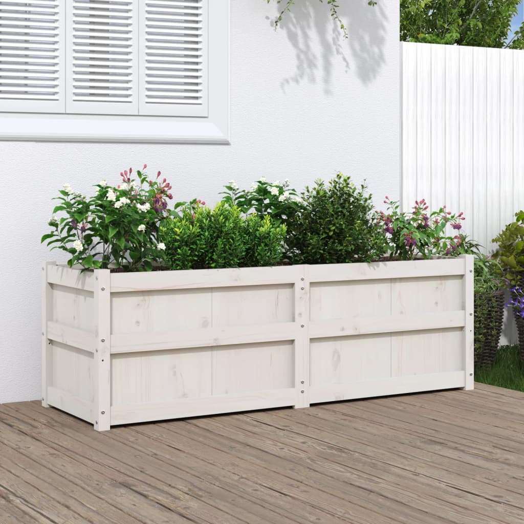 Garden Planter 150X50X50 Cm Solid Wood Pine