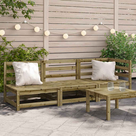 Garden Sofas Corner 2 Pcs 70X70X67 Cm Solid Wood Douglas