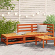 Garden Sofas Corner 2 Pcs 70X70X67 Cm Solid Wood Douglas