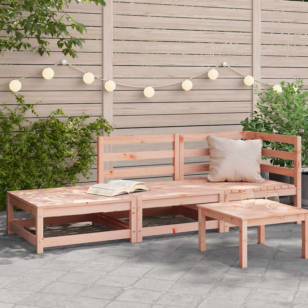 Garden Sofas Corner 2 Pcs 70X70X67 Cm Solid Wood Douglas