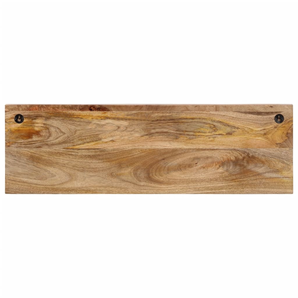 Wall-Mounted Coat Rack With 5 Hooks Solid Wood Mango