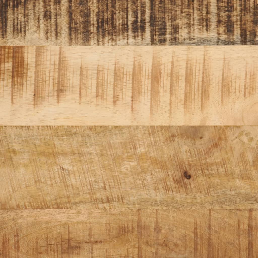 Bathroom Sink Cabinet 55X35X60 Cm Iron And Solid Wood Mango