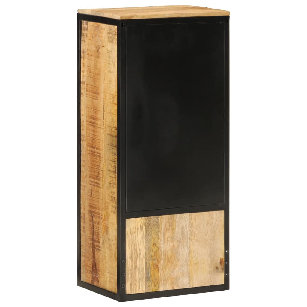 Bathroom Cabinet 40X27X90 Cm Solid Wood Mango And Iron