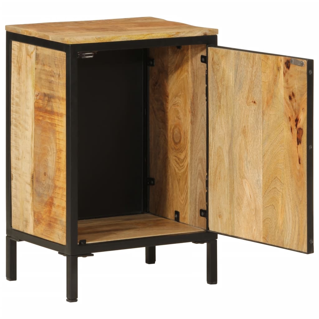 Bathroom Cabinet 40X30X60 Cm Solid Wood Mango And Iron