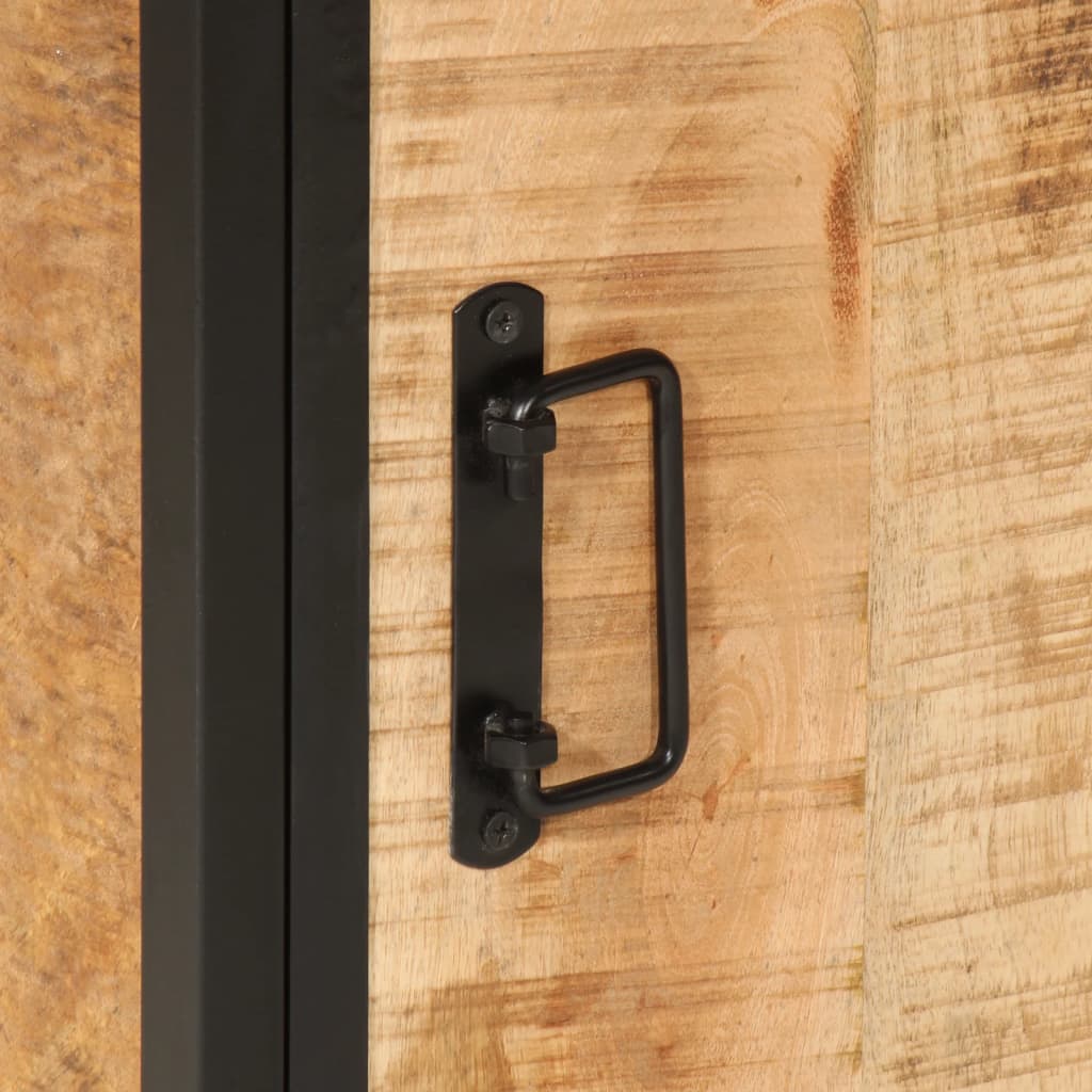 Bathroom Cabinet 40X30X60 Cm Solid Wood Mango And Iron