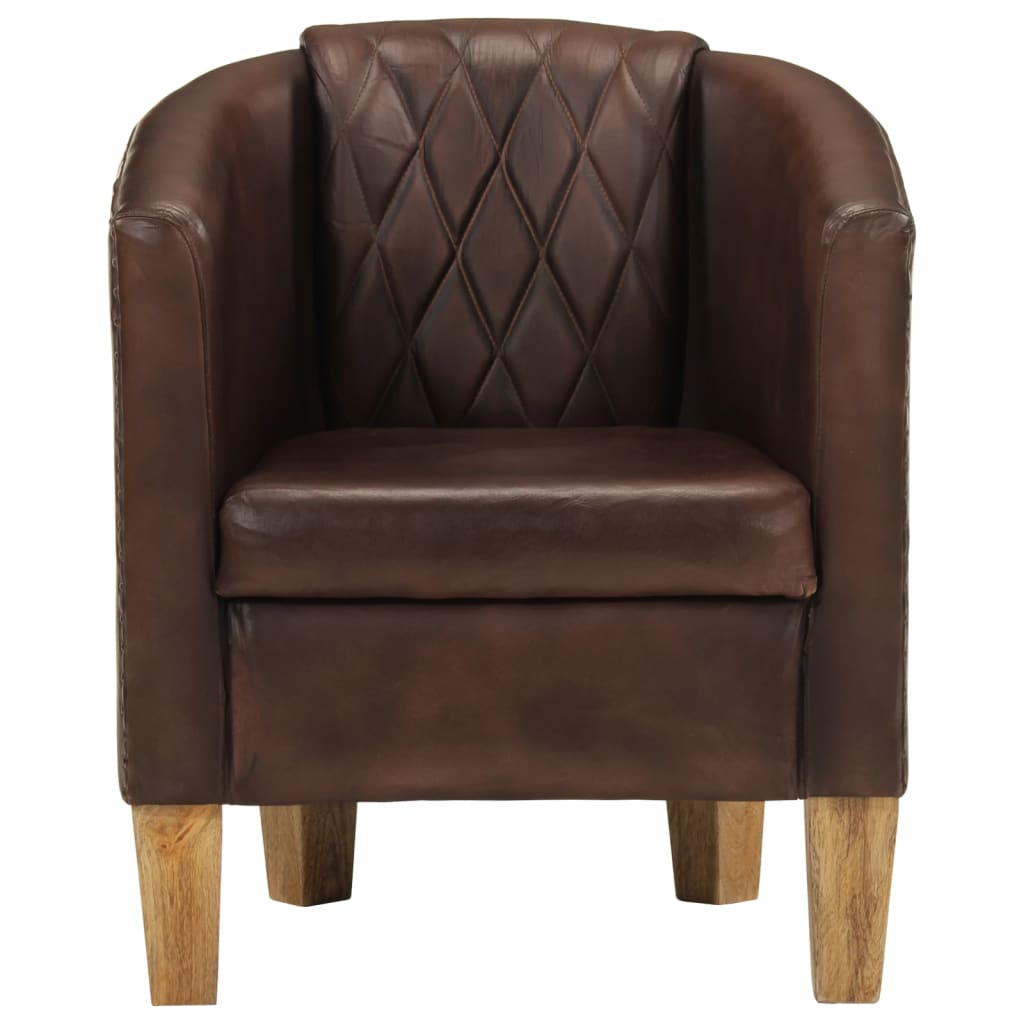Tub Chair Real Leather