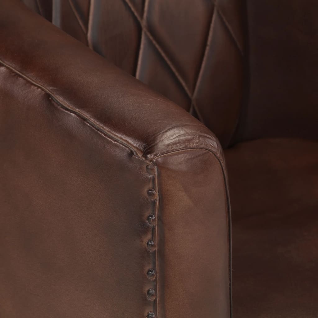 Tub Chair Real Leather