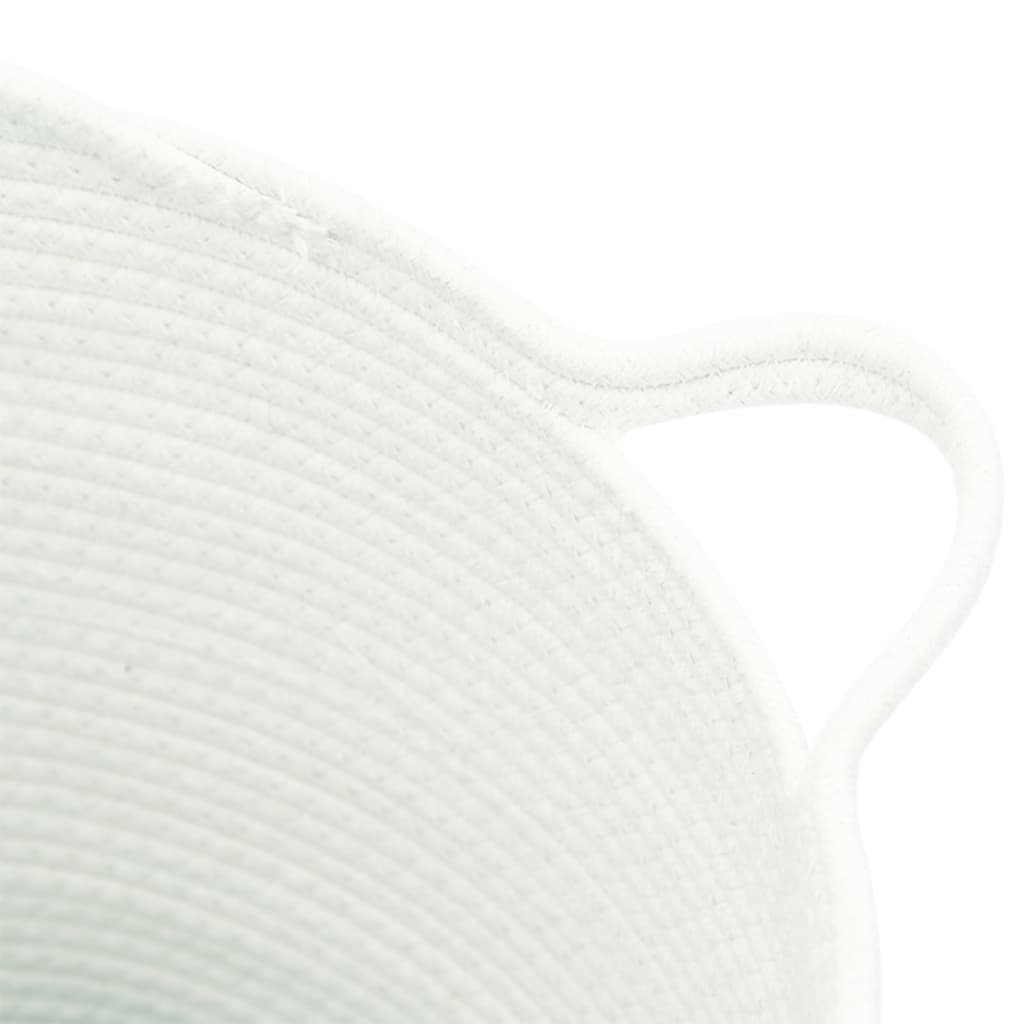 Storage Basket White Ø38X36 Cm Cotton