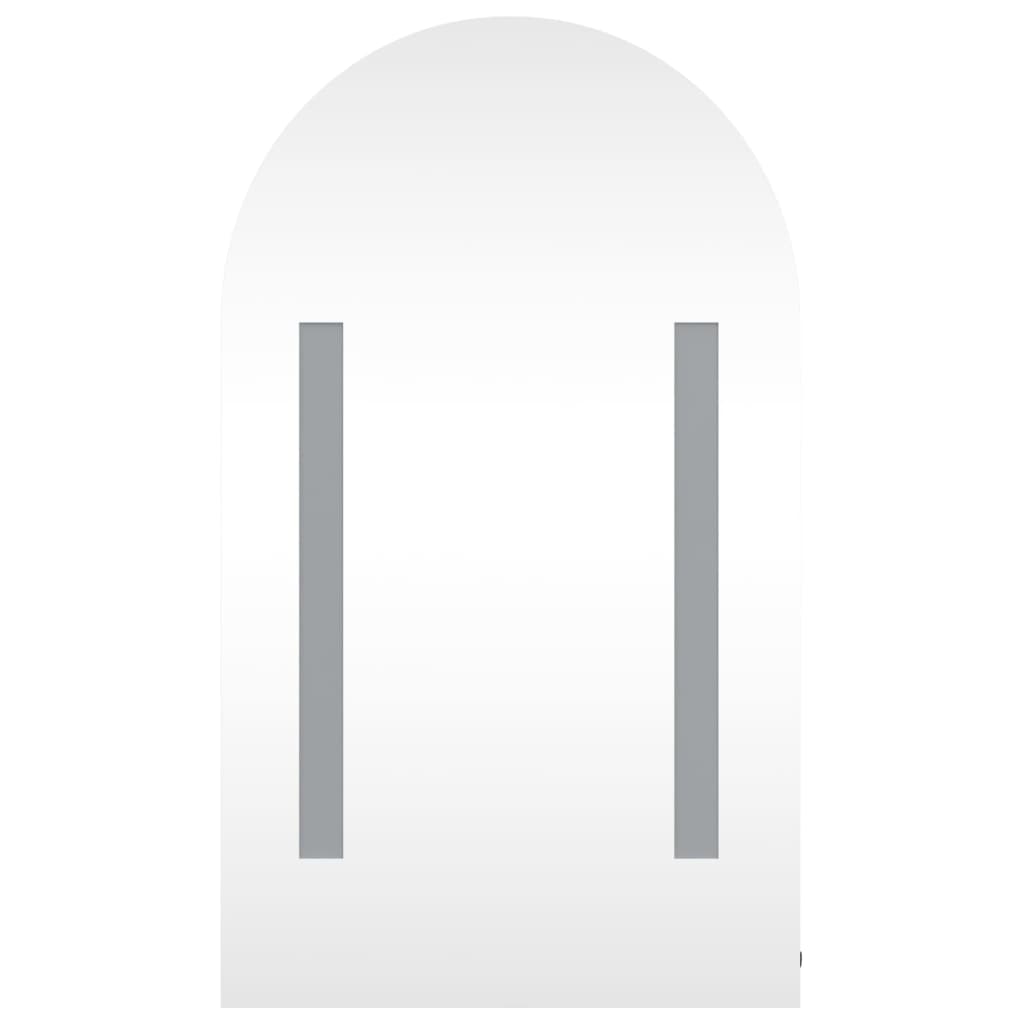 Bathroom Mirror Cabinet With Led Light Arched 42X13X70 Cm