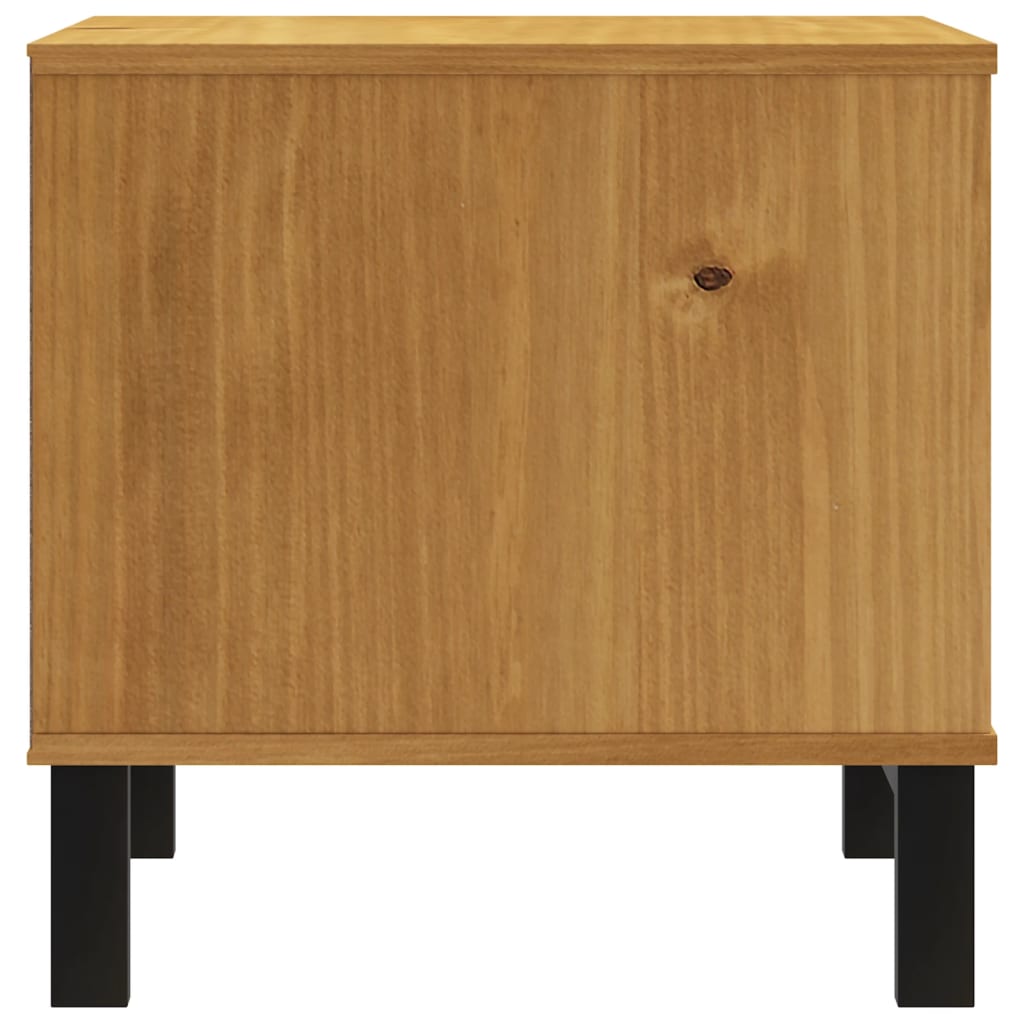 Side Table Flam 50X50X50 Cm Solid Wood Pine