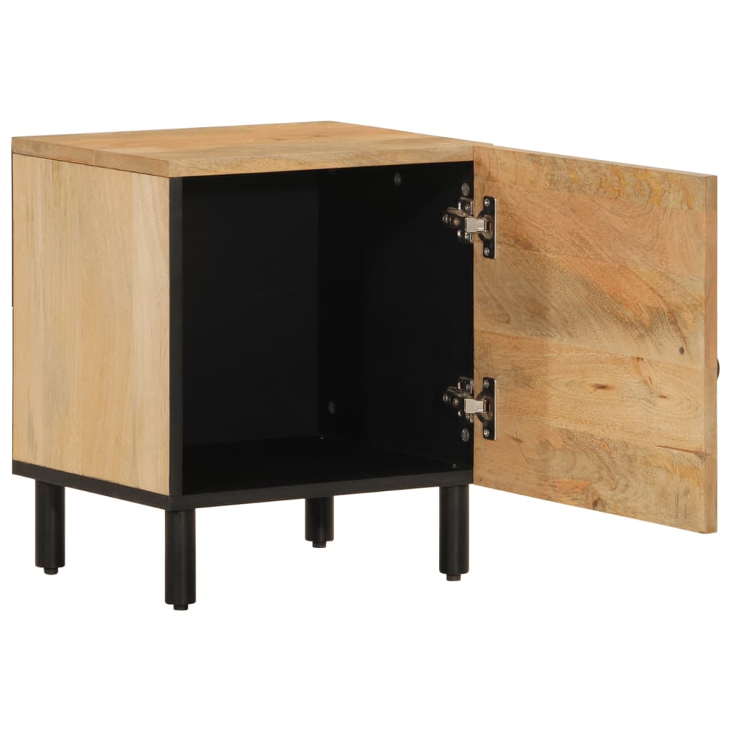 Bedside Cabinet 40X33X46 Cm Solid Wood Mango
