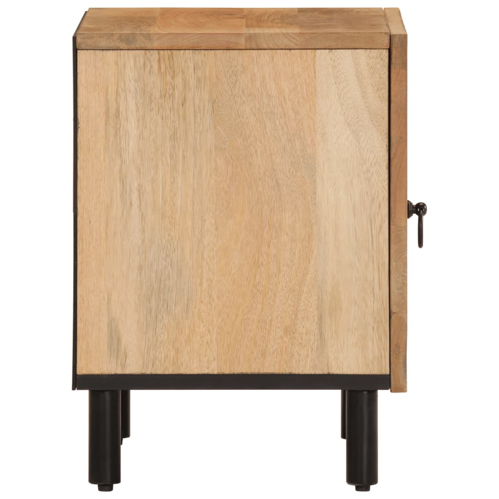 Bedside Cabinet 40X33X46 Cm Solid Wood Mango