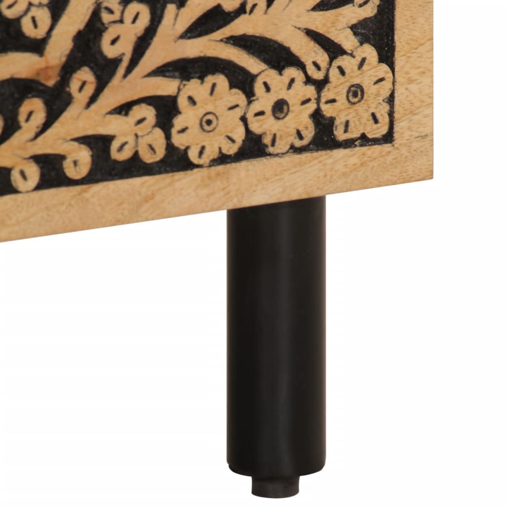 Bedside Cabinet 40X33X46 Cm Solid Wood Mango