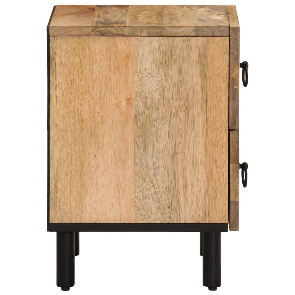 Bedside Cabinet 40X33X46 Cm Solid Wood Mango