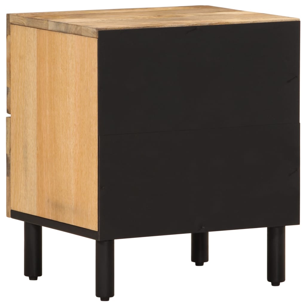 Bedside Cabinet 40X33X46 Cm Solid Wood Mango