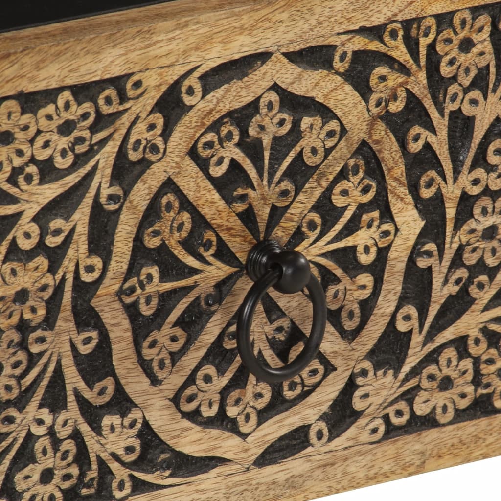 Tv Cabinet 70X33X46 Cm Solid Wood Mango