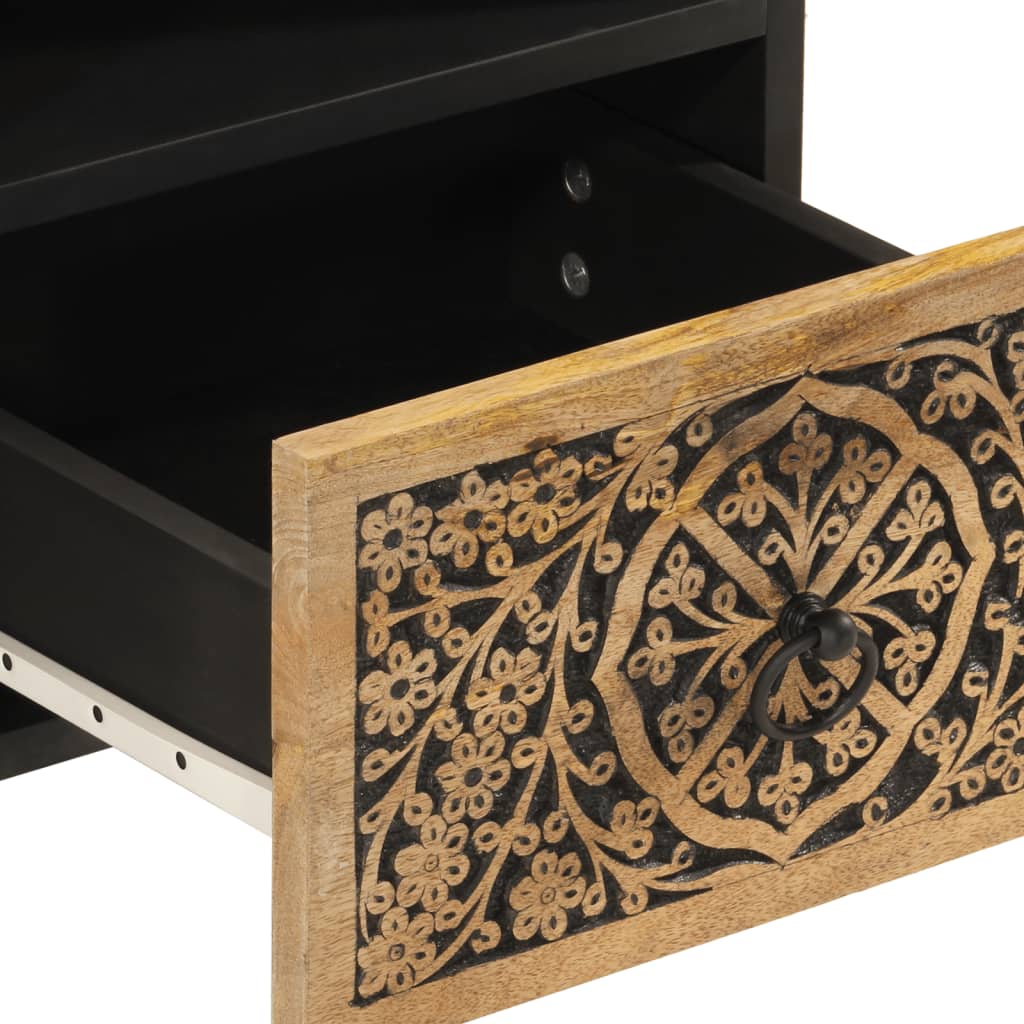 Tv Cabinet 70X33X46 Cm Solid Wood Mango