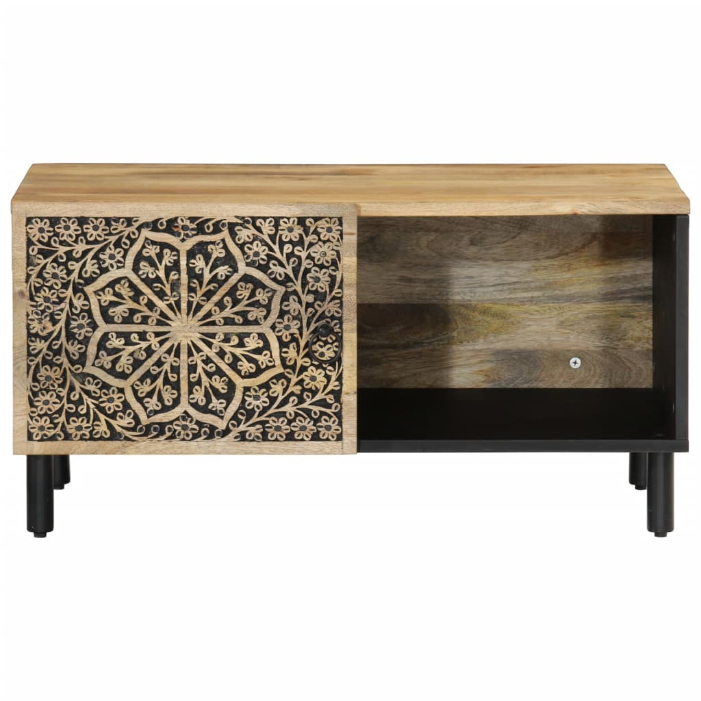 Coffee Table 80X50X40 Cm Solid Wood Mango