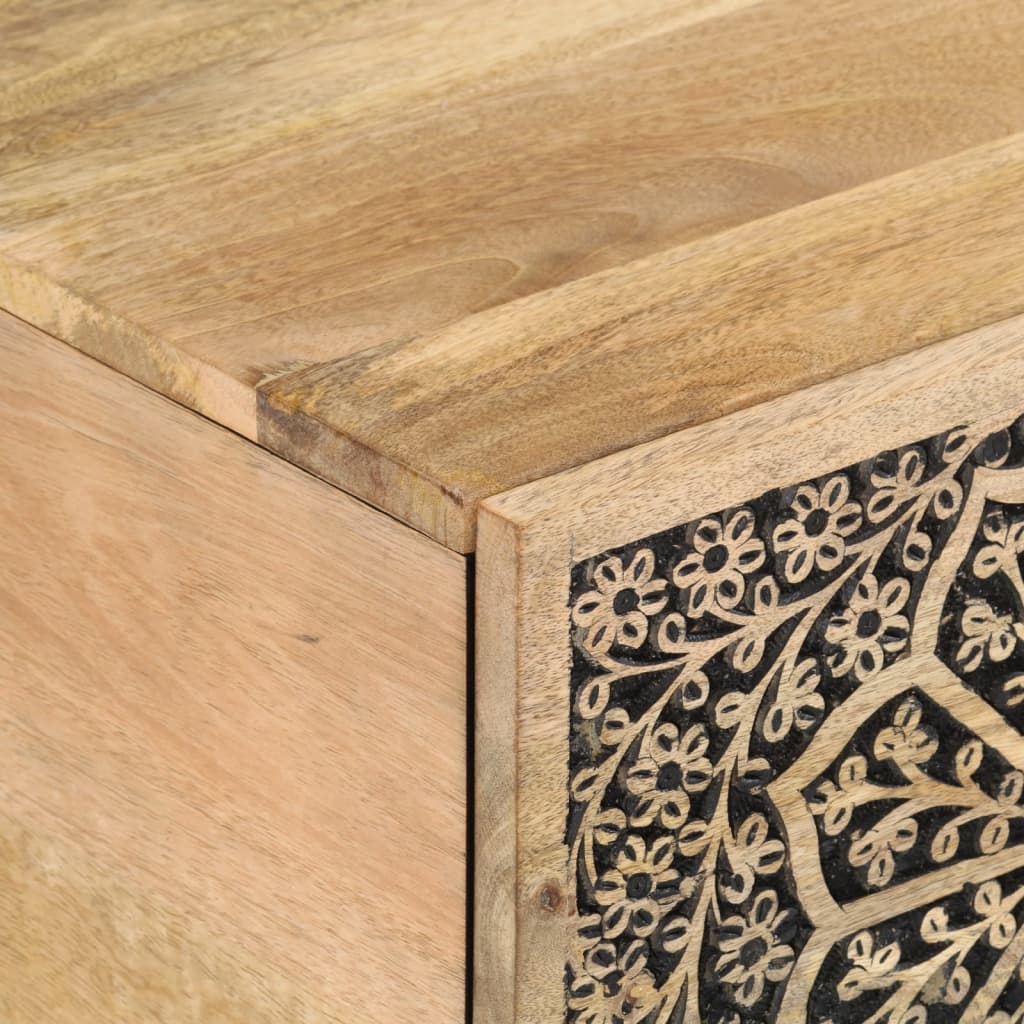 Coffee Table 80X50X40 Cm Solid Wood Mango