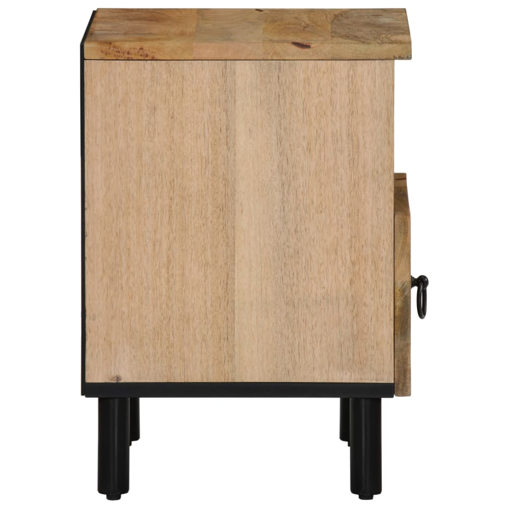 Bedside Cabinets 2 Pcs 40X33X46 Cm Solid Wood Mango