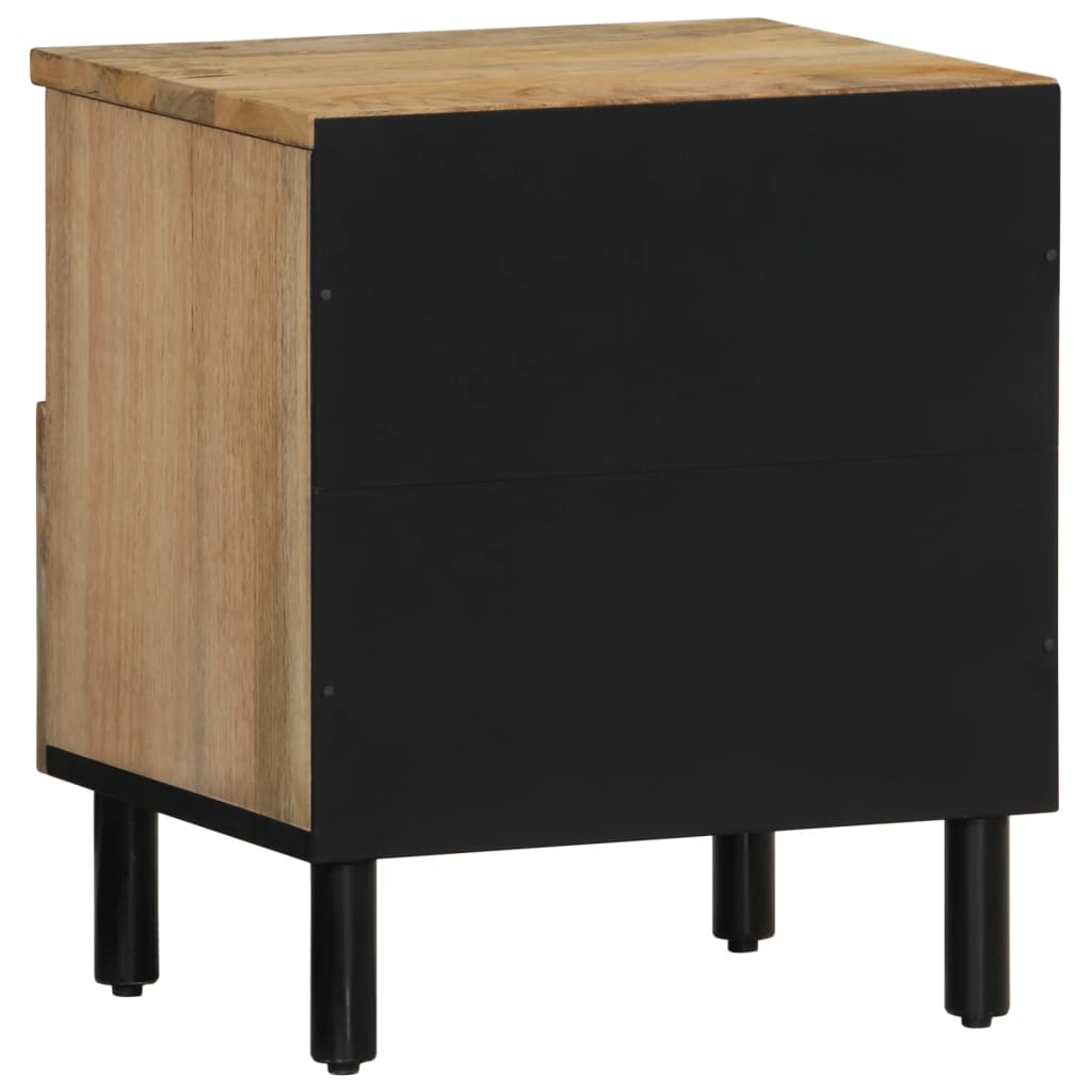 Bedside Cabinets 2 Pcs 40X33X46 Cm Solid Wood Mango
