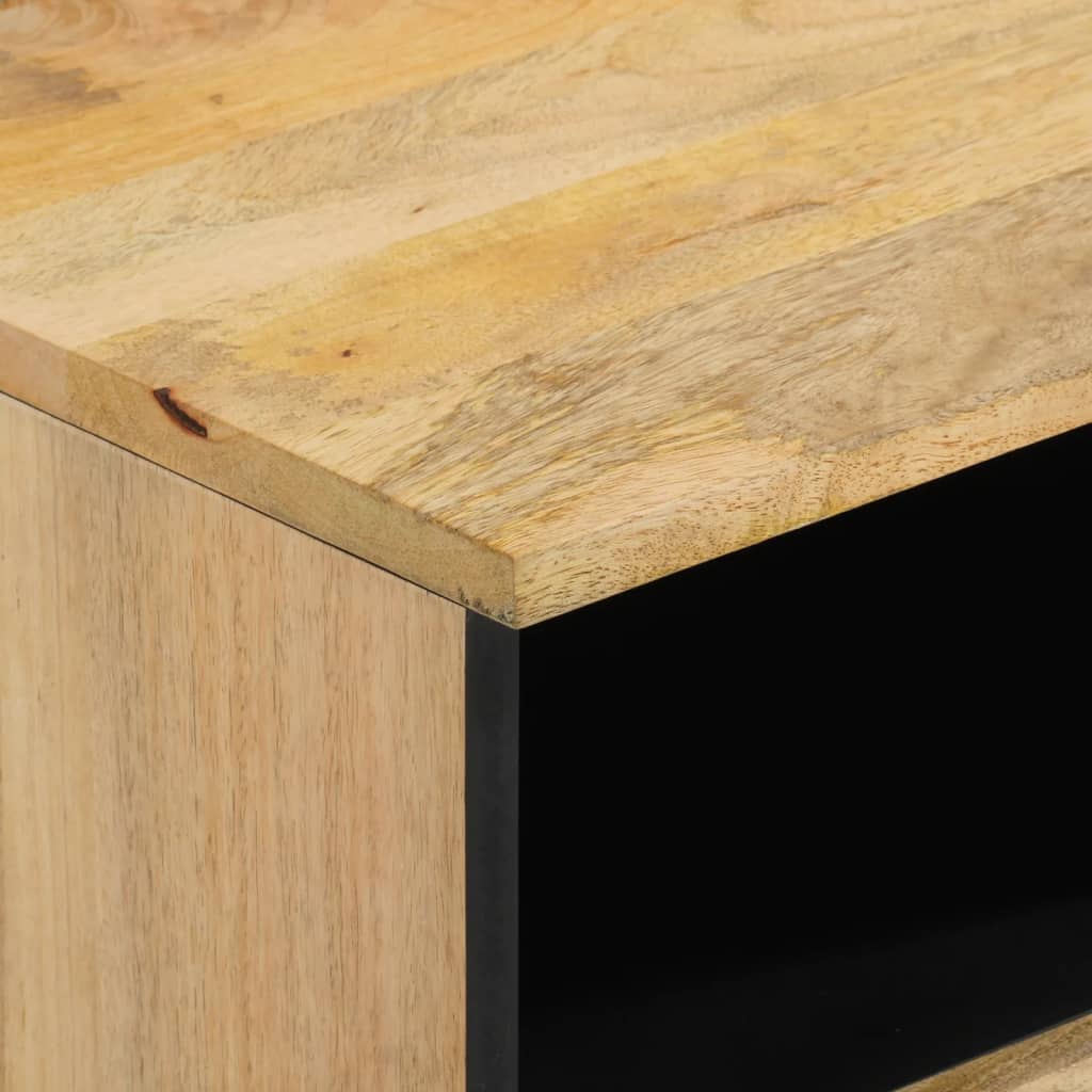 Bedside Cabinets 2 Pcs 40X33X46 Cm Solid Wood Mango