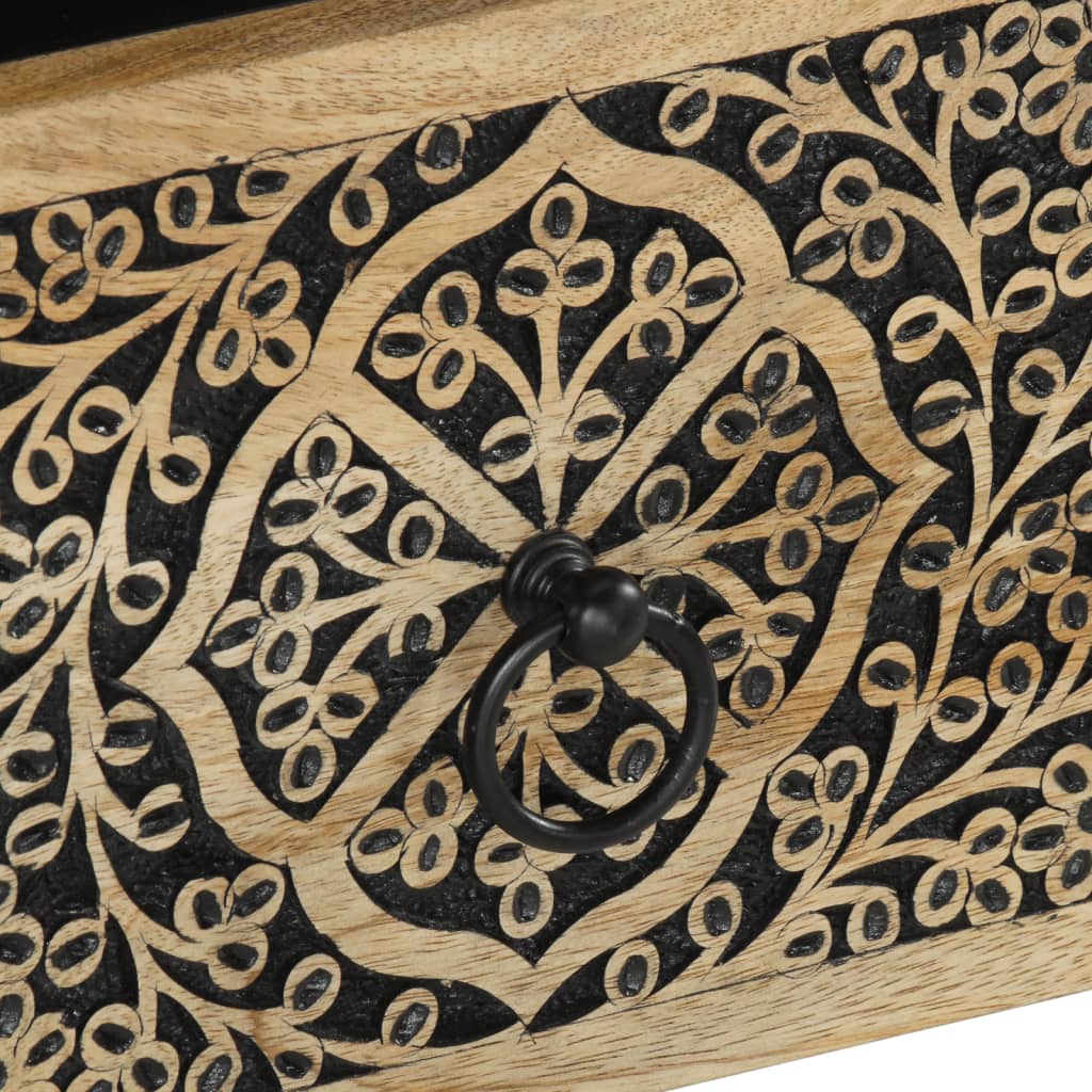 Bedside Cabinets 2 Pcs 40X33X46 Cm Solid Wood Mango