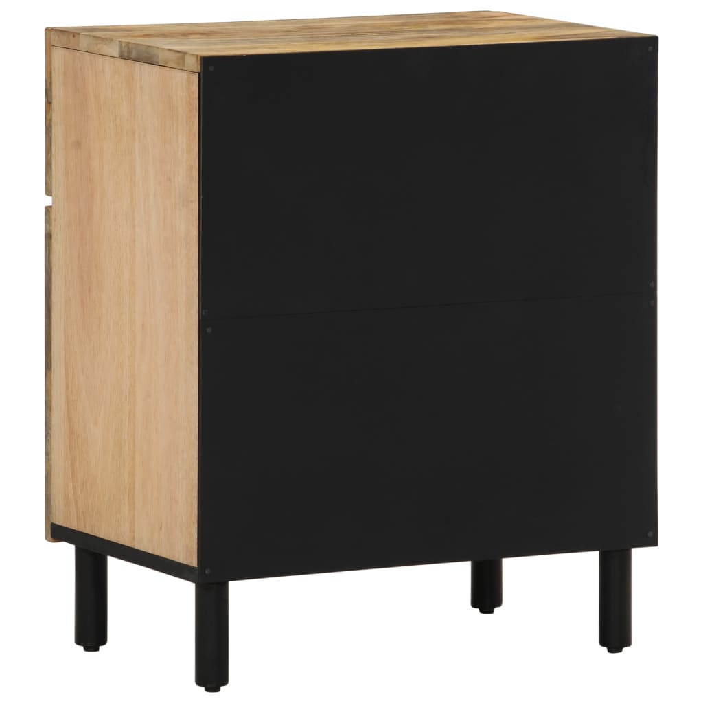 Bedside Cabinet 50X33X60 Cm Solid Wood Mango