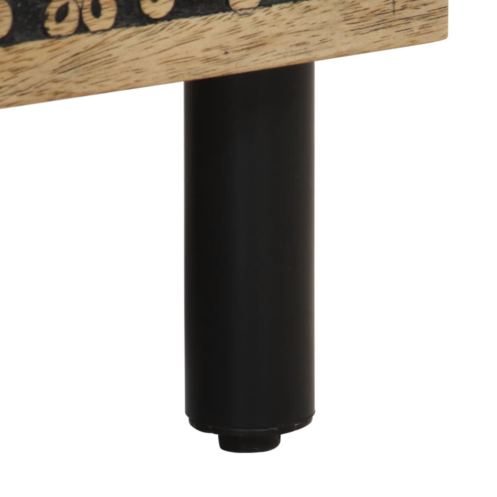 Bedside Cabinet 50X33X60 Cm Solid Wood Mango