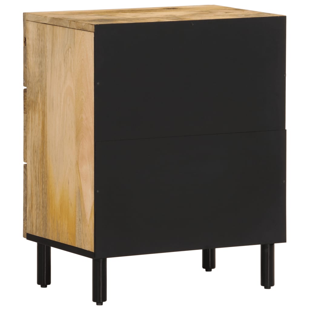 Bedside Cabinet 50X33X60 Cm Solid Wood Mango