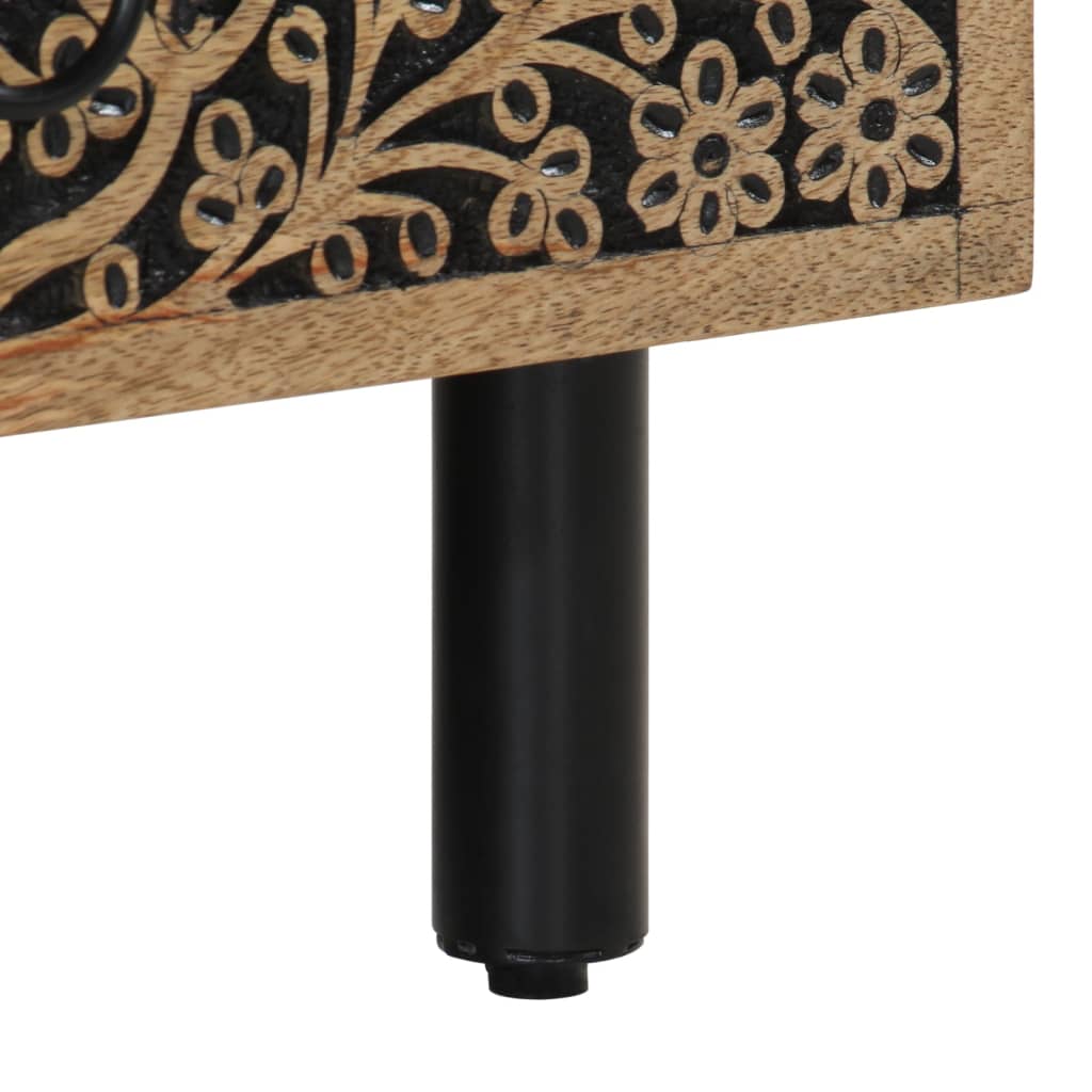 Coffee Table 80X54X40 Cm Solid Wood Mango