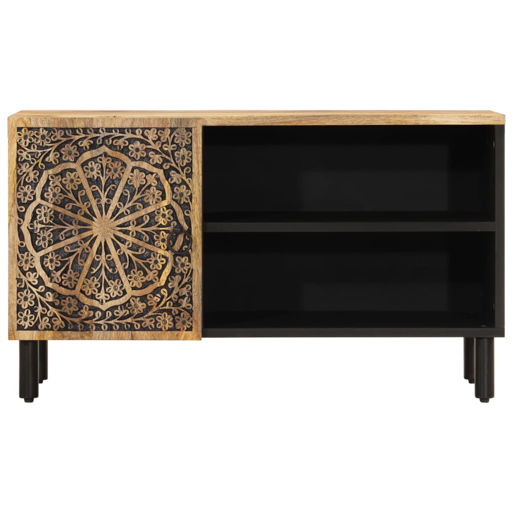 Tv Cabinet 80X31X46 Cm Solid Wood Mango