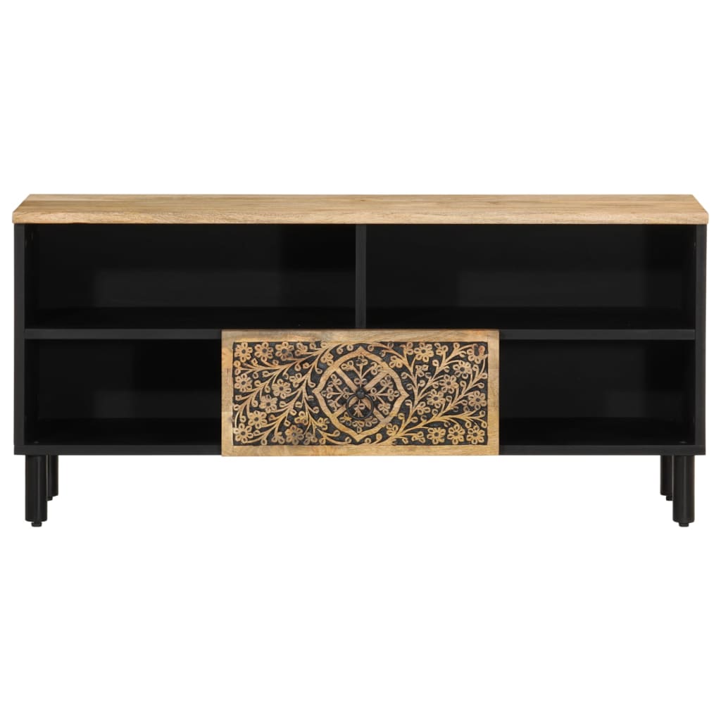 Tv Cabinet 100X33X46 Cm Solid Wood Mango