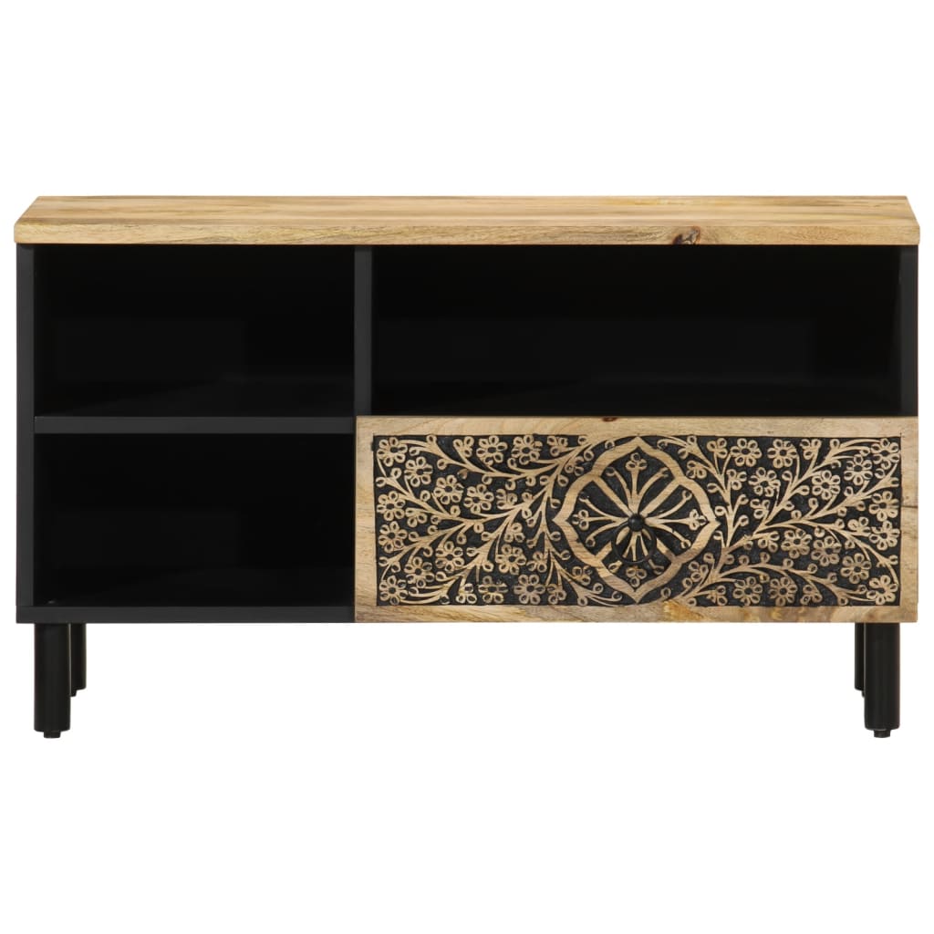 Tv Cabinet 80X33X46 Cm Solid Wood Mango