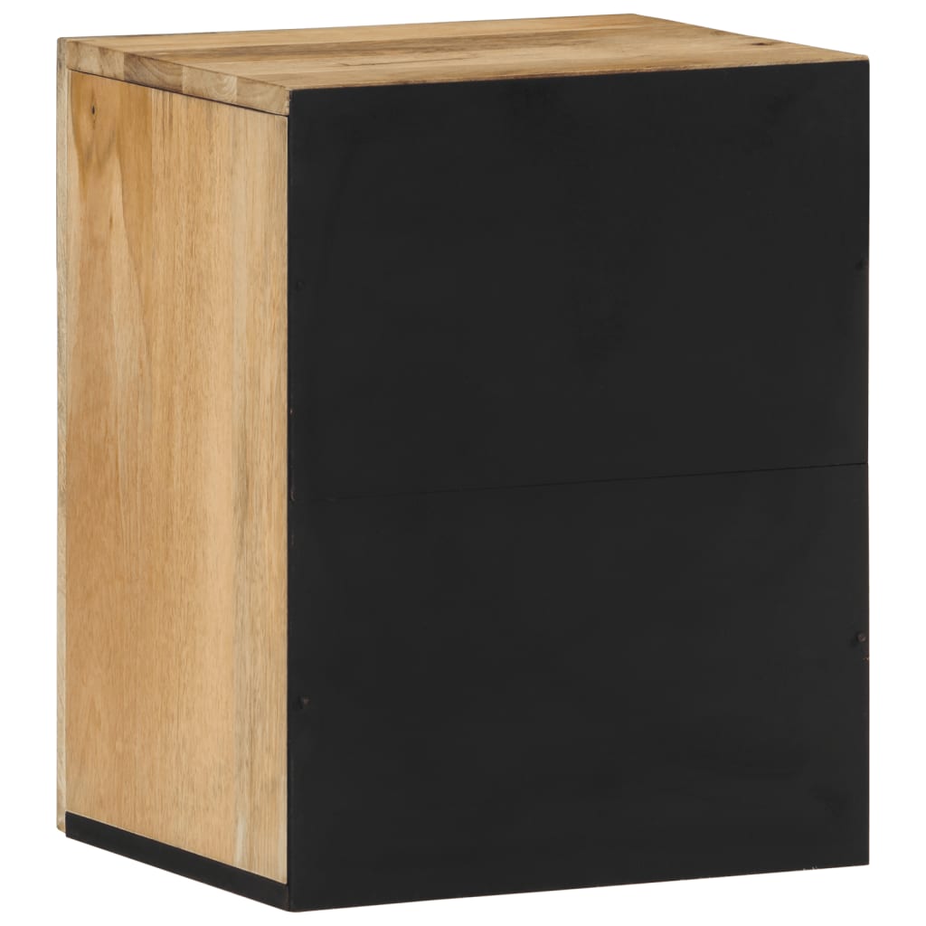 Bathroom Wall Cabinet 38X33X48 Cm Solid Wood Mango