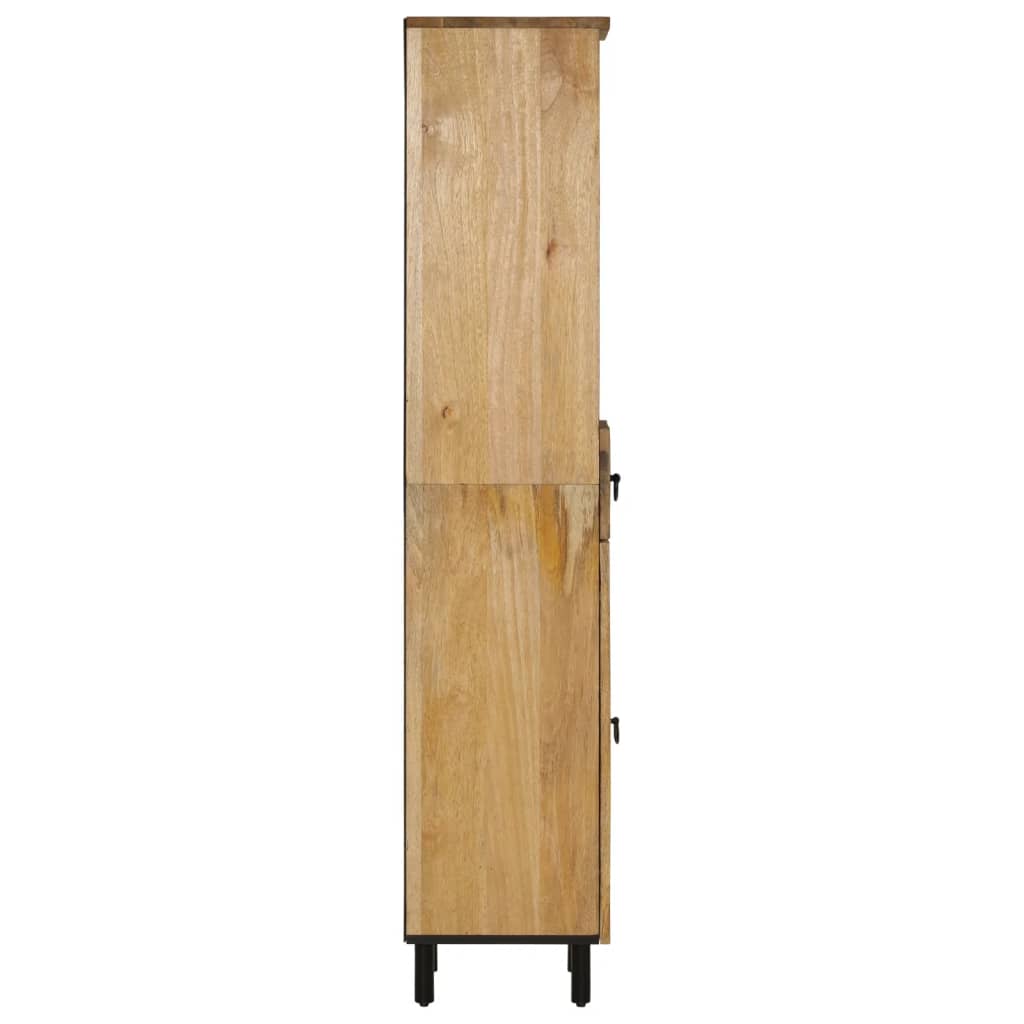 Bathroom Cabinet 38X33X160 Cm Solid Wood Mango